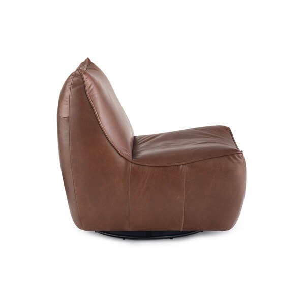 Flynn Leather Chair Macro 2